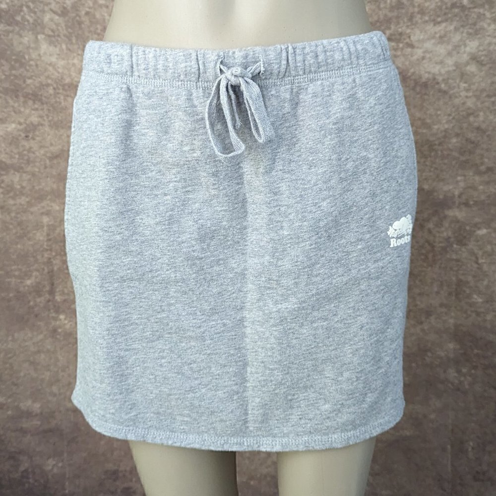 Roots Gray Mini Skirt S